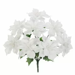 Flash Sale 🛒 White Poinsettia Bush by Ashland® 😉 -Michaels Store 10700138 2