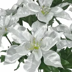 Brand new 🎁 Silver Poinsettia Bush by Ashland® 🥰 5 Brand new 🎁 Silver Poinsettia Bush by Ashland® 🥰 -Michaels Store 10700139 2