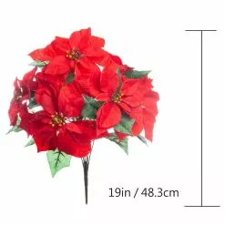Discount ⌛ Red Poinsettia Bush by Ashland® ⭐ -Michaels Store 10700145 3