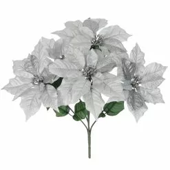 Best Pirce 🎁 Silver Poinsettia Bush by Ashland® ⌛