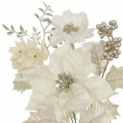 Coupon ⌛ Champagne Poinsettia, Peony & Berry Bush by Ashland® 😍 -Michaels Store 10700158 3