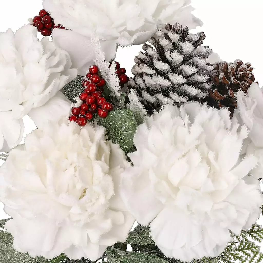 Budget ❤️ White Peony, Pine & Pinecone Bush by Ashland® 😀 4 Budget ❤️ White Peony, Pine & Pinecone Bush by Ashland® 😀 - Image 2
