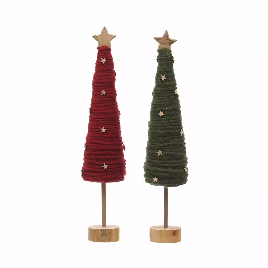 New ๐ Assorted 18.5" Wool Tabletop Tree by Ashland® ๐ฅ 3 New ๐ Assorted 18.5" Wool Tabletop Tree by Ashland® ๐ฅ