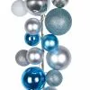 Cheap 🤩 6ft. Blue & Silver Ball Ornament Garland by Ashland® 🌟