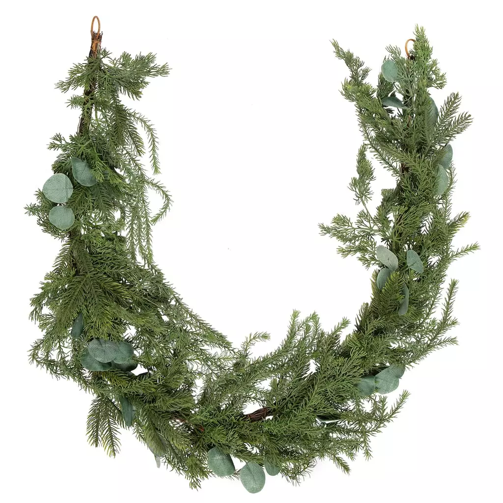 Promo 😉 6ft. Pine & Eucalyptus Garland by Ashland® ✨ 4 Promo 😉 6ft. Pine & Eucalyptus Garland by Ashland® ✨ - Image 2