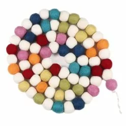 Brand new 🎉 6ft. Bright Multicolor Felt Pom Pom Garland by Ashland® ❤️