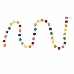 Brand new 🎉 6ft. Bright Multicolor Felt Pom Pom Garland by Ashland® ❤️ -Michaels Store 10700465 3