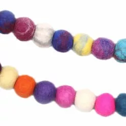 Budget ✔️ Assorted 6ft. Multicolor Felt Pom Pom Garland by Ashland® 🧨 -Michaels Store 10700484 4