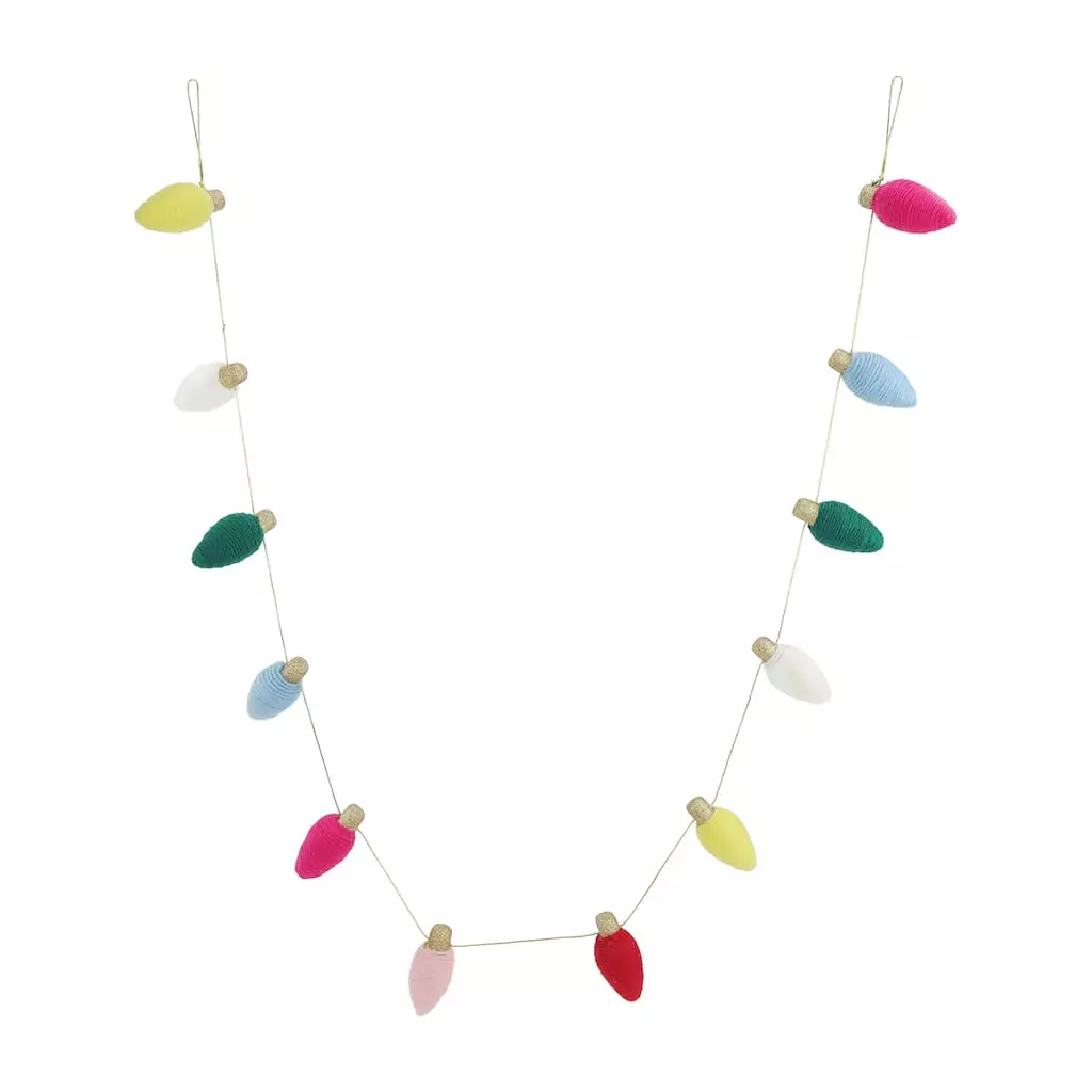 Cheap 👍 6ft. Multicolor Fabric Light Bulb Garland by Ashland® ❤️ 4 Cheap 👍 6ft. Multicolor Fabric Light Bulb Garland by Ashland® ❤️ - Image 2