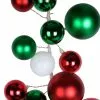 Best Pirce 🎉 6ft. Red, White & Green Ball Ornament Garland by Ashland® 😉 1 Best Pirce 🎉 6ft. Red, White & Green Ball Ornament Garland by Ashland® 😉 -Michaels Store 10700510 1