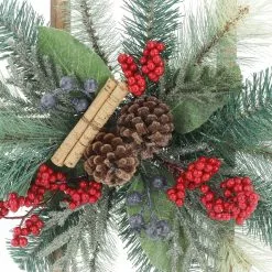 Top 10 ⭐ 22" Christmas Wall Pane with Pinecones & Berries by Ashland® ✨ -Michaels Store 10700650 3