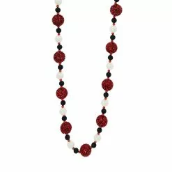 Brand new 😀 6ft. Red, Black & White Pom-Pom & Bead Garland by Ashland® ❤️