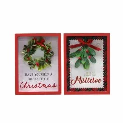 Coupon 🎁 Assorted 7.8" Christmas Greenery Tabletop Sign by Ashland® 🥰