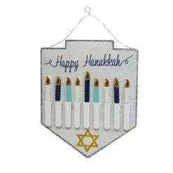 Best Pirce 👍 14'' Hanukkah Menorah Felt Wall Sign by Ashland® 😉