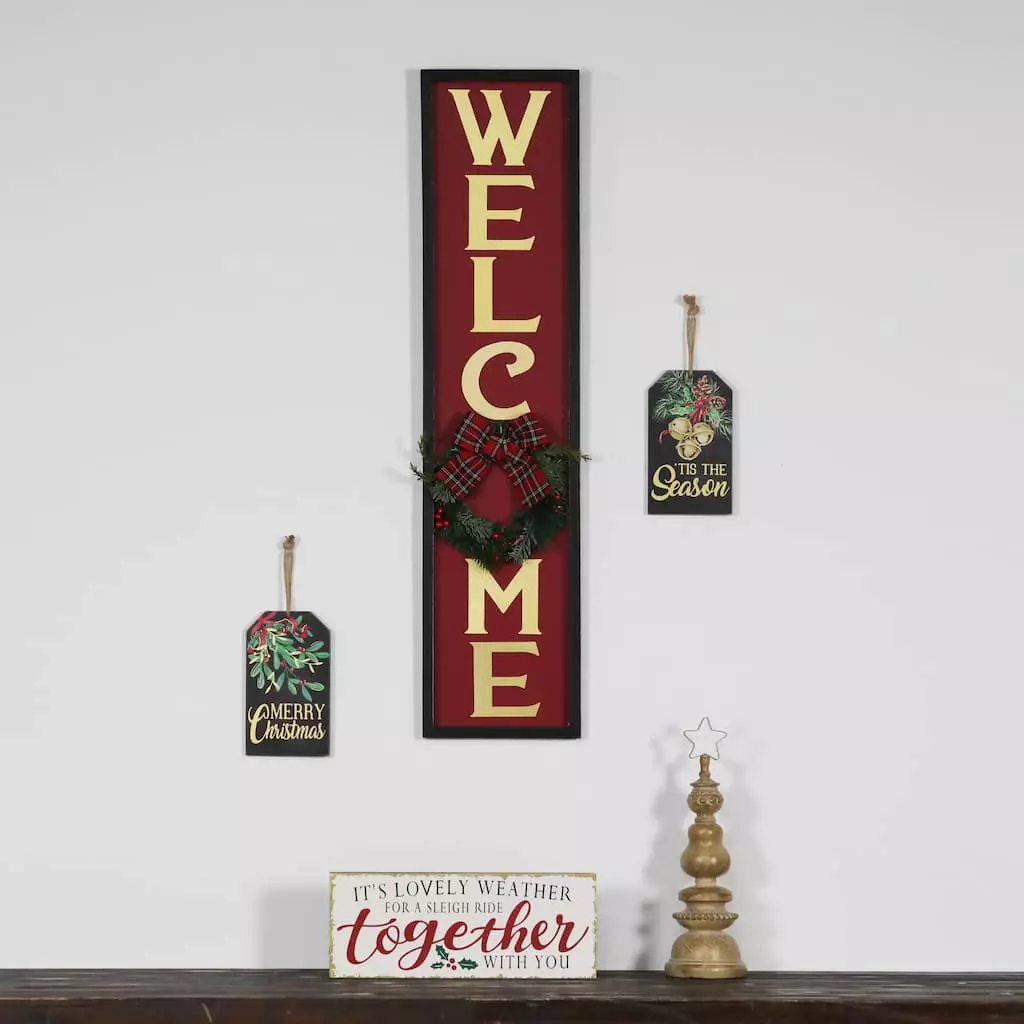 Outlet 🎁 Assorted 14" Christmas Themed Tabletop Sign by Ashland® 🥰 4 Outlet 🎁 Assorted 14" Christmas Themed Tabletop Sign by Ashland® 🥰 - Image 2