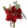 Wholesale 🔔 Dark Red Poinsettia, Rose & Eucalyptus Bundle by Ashland® ⭐ -Michaels Store 10700715 1