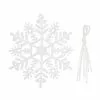 New ❤️ 4'' Mini White Snowflake Accents, 6ct. by Ashland® 🔔 -Michaels Store 10700756 2