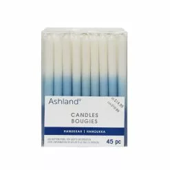 Outlet 🌟 Blue & White Ombre Hanukkah Candles by Ashland®, 45ct. 🌟