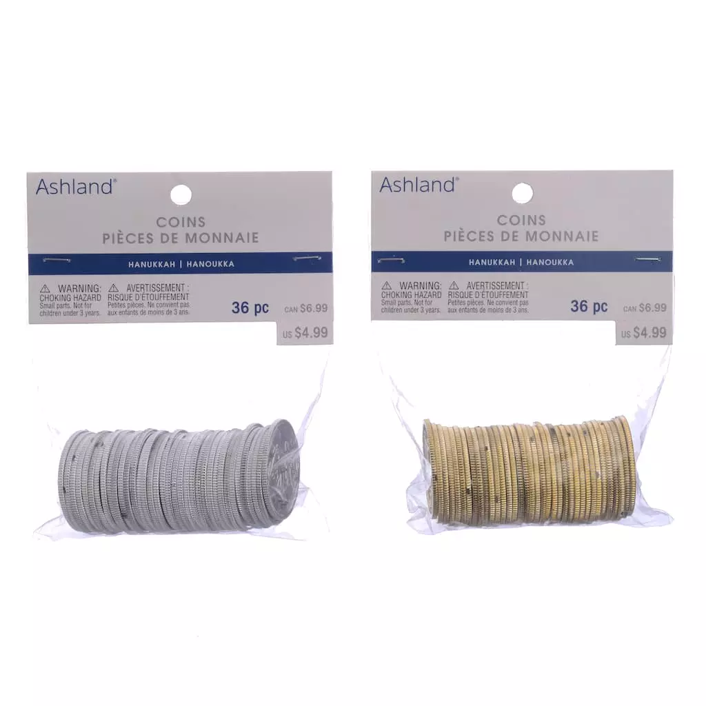 Best deal ❤️ Assorted Hanukkah Coins, 36ct. by Ashland® 🔥 6 Best deal ❤️ Assorted Hanukkah Coins, 36ct. by Ashland® 🔥 - Image 4
