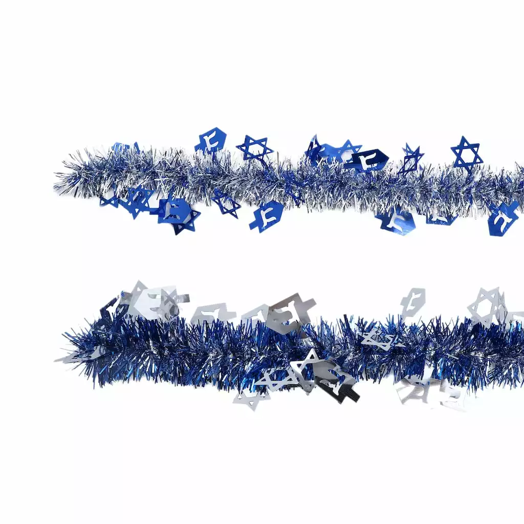 Best Pirce ⭐ Assorted 12ft. Hanukkah Tinsel Garland by Ashland® 🌟 3 Best Pirce ⭐ Assorted 12ft. Hanukkah Tinsel Garland by Ashland® 🌟