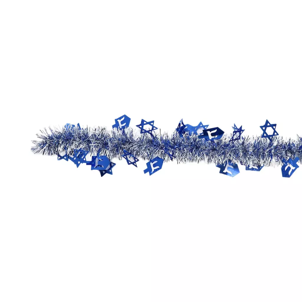 Best Pirce ⭐ Assorted 12ft. Hanukkah Tinsel Garland by Ashland® 🌟 5 Best Pirce ⭐ Assorted 12ft. Hanukkah Tinsel Garland by Ashland® 🌟 - Image 3