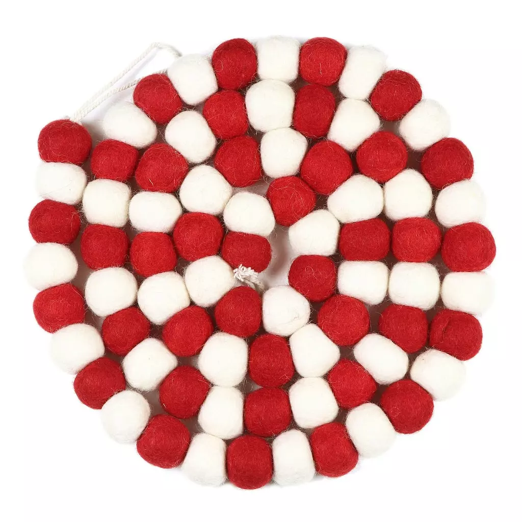Coupon ❤️ 6ft. Red & White Felt Pom Pom Garland by Ashland® ⌛ 3 Coupon ❤️ 6ft. Red & White Felt Pom Pom Garland by Ashland® ⌛