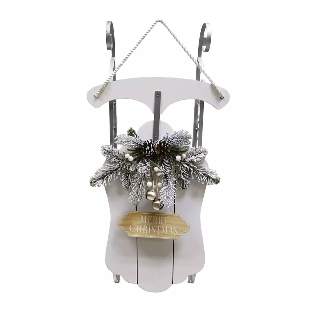 Best deal ✔️ White Sled Wall Hanging by Ashland® ✨ 3 Best deal ✔️ White Sled Wall Hanging by Ashland® ✨