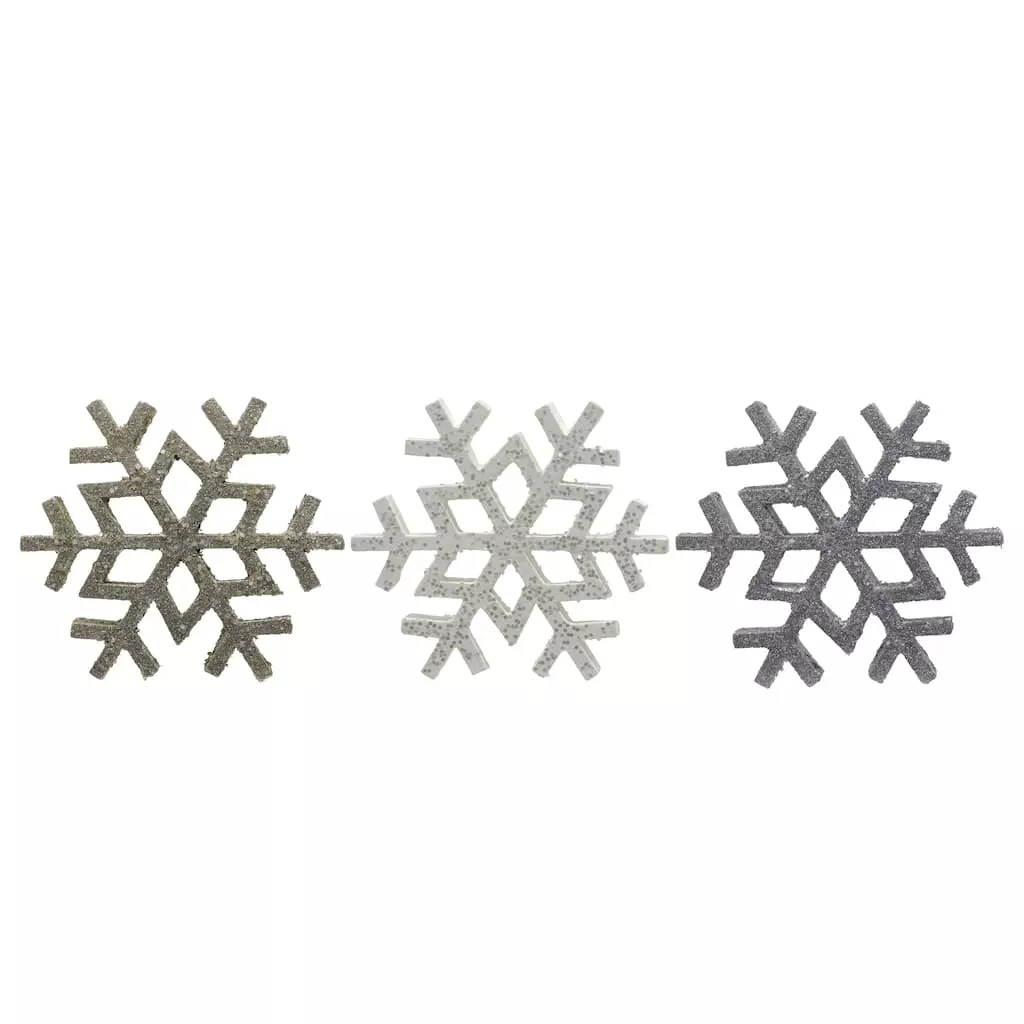 Promo π Assorted 7" Snowflake Tabletop Accent by Ashland® β€οΈ 3 Promo π Assorted 7" Snowflake Tabletop Accent by Ashland® β€οΈ