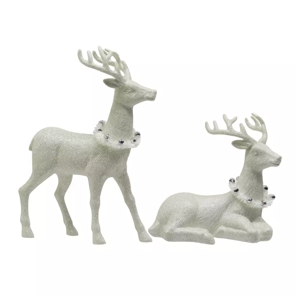 Discount π Assorted Glittery White Deer by Ashland® β¨ 3 Discount π Assorted Glittery White Deer by Ashland® β¨