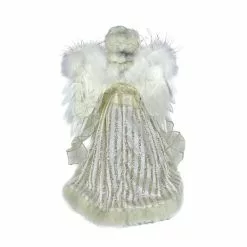 New ✔️ 16" Angel in Silver & White Striped Robes by Ashland® ✨ -Michaels Store 10700864 3