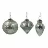 Brand new 🔔 Assorted 4" Silver Glass Ornament by Ashland® ✨