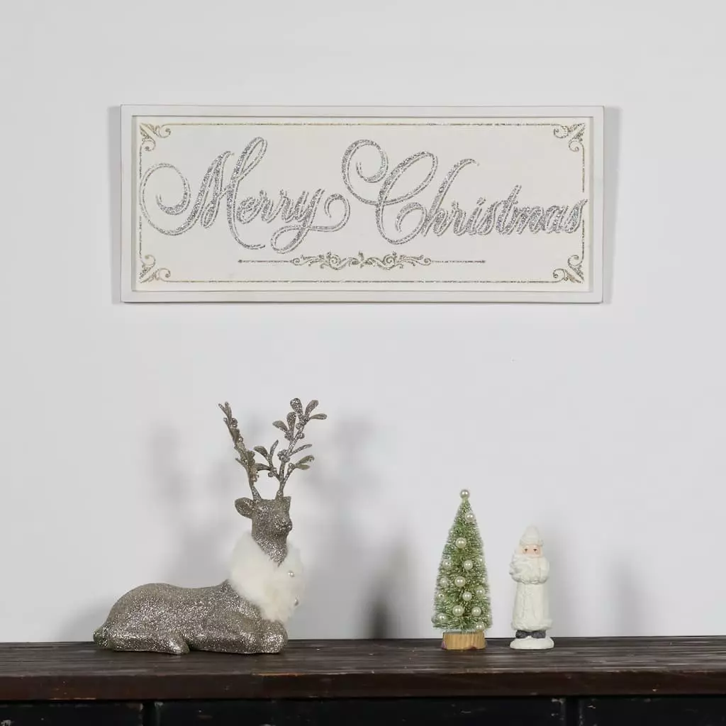 Best deal ✨ White Merry Christmas Wall Sign by Ashland® 😉 4 Best deal ✨ White Merry Christmas Wall Sign by Ashland® 😉 - Image 2