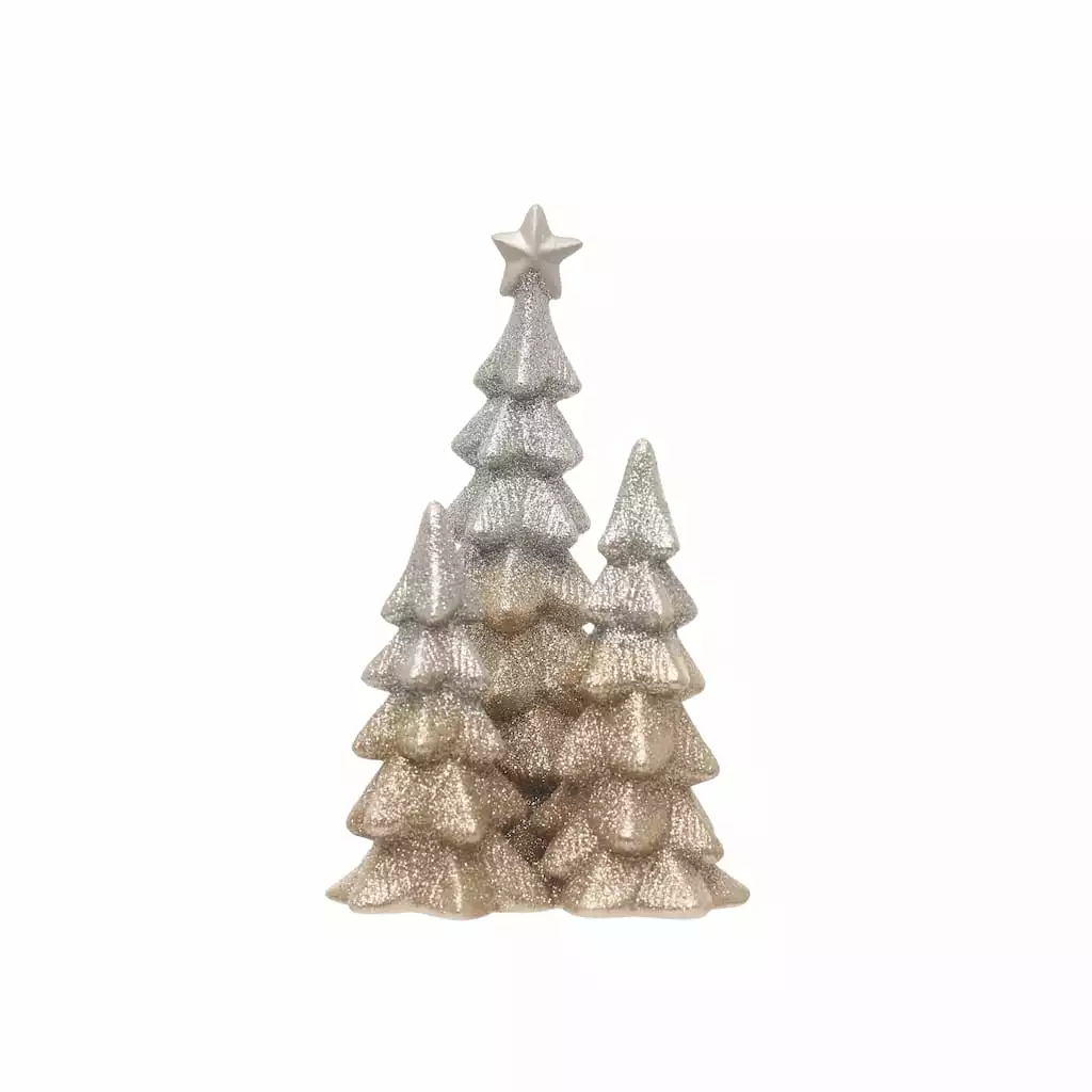 Budget ❤️ 8" Two Tone Tabletop Christmas Tree Décor by Ashland® 🌟 4 Budget ❤️ 8" Two Tone Tabletop Christmas Tree Décor by Ashland® 🌟 - Image 2