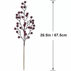 Buy 🎁 Glittery Purple Berry Stem by Ashland® 😍 -Michaels Store 10700983 3