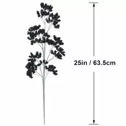 Cheapest 😀 Black Berry & Silver Glitter Micro Berry Stem by Ashland® ✨ -Michaels Store 10700986 3