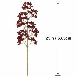 Brand new ✔️ Red Micro Berries with Glittery Gold Stem by Ashland® 🛒 -Michaels Store 10701001 3