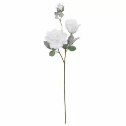 Buy ⭐ White Glitter Garden Rose Spray by Ashland® 🌟