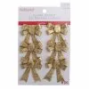 Coupon 😀 Gold Glitter Bows, 6ct. by Ashland® Christmas 👍 2 Coupon 😀 Gold Glitter Bows, 6ct. by Ashland® Christmas 👍 -Michaels Store 10701085 1