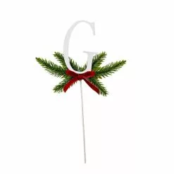 Promo ✨ Christmas Pine Sprig Letter G Pick by Ashland® ⭐