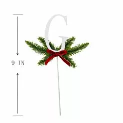 Promo ✨ Christmas Pine Sprig Letter G Pick by Ashland® ⭐ 7 Promo ✨ Christmas Pine Sprig Letter G Pick by Ashland® ⭐ -Michaels Store 10701107 3