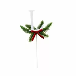 Hot Sale ⌛ Christmas Pine Sprig Letter L Pick by Ashland® 😀