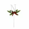 Discount ❤️ Christmas Pine Sprig Letter N Pick by Ashland® 👍 -Michaels Store 10701126 1