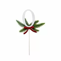 Promo 💯 Christmas Pine Sprig Letter O Pick by Ashland® 🔔