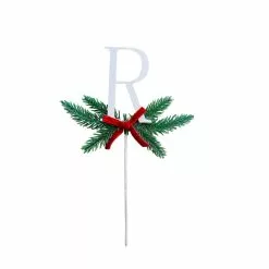 Best Sale ⌛ Christmas Pine Sprig Letter R Pick by Ashland® ✔️