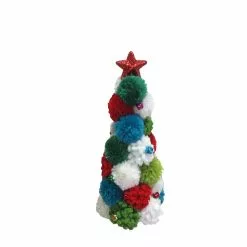Best Pirce 🎁 11.8" Multicolor Pom-Pom Tabletop Christmas Tree by Ashland® 🎁