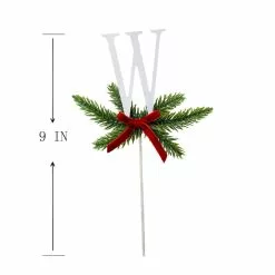 Buy 😉 Christmas Pine Sprig Letter W Pick by Ashland® ✨ -Michaels Store 10701145 3