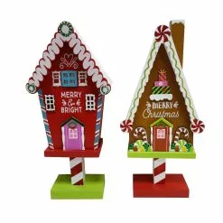 Best Pirce 🔥 Assorted 11'' Wooden House Tabletop ❄ Christmas Sign by Ashland® ✔️