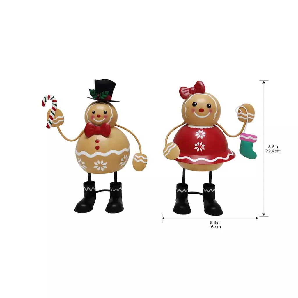 Deals 😉 Assorted 8.8" Gingerbread Tabletop Bobble Figure by Ashland® 😉 5 Deals 😉 Assorted 8.8" Gingerbread Tabletop Bobble Figure by Ashland® 😉 - Image 3