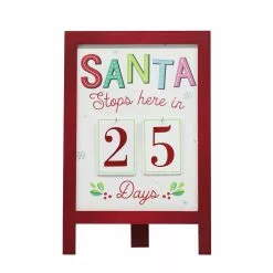 Flash Sale 🤩 18.5" Santa Stop Here Countdown Decoration by Ashland® 🎁