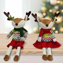 Discount 🧨 Assorted 11.5" Fabric Reindeer Decoration by Ashland® 🧨 -Michaels Store 10701195 2